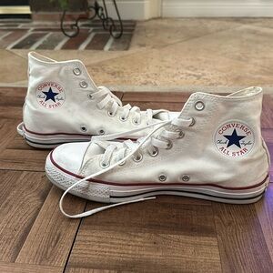 CONVERSE - white high top converse